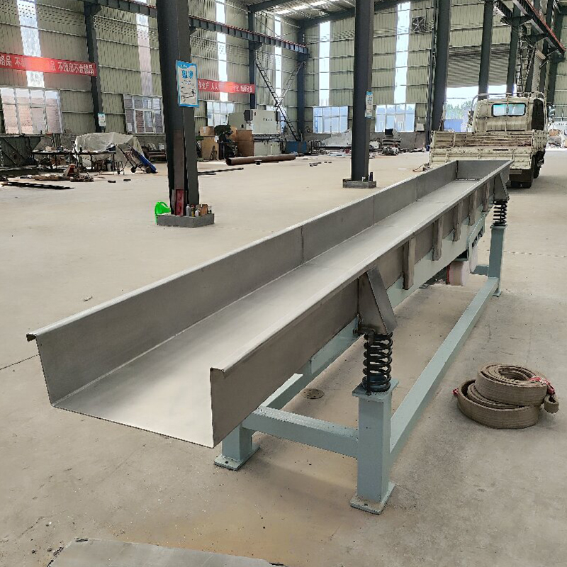 Вибрационный конвейер для пищевых продуктов