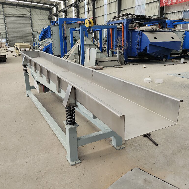 Вибрационный конвейер для пищевых продуктов