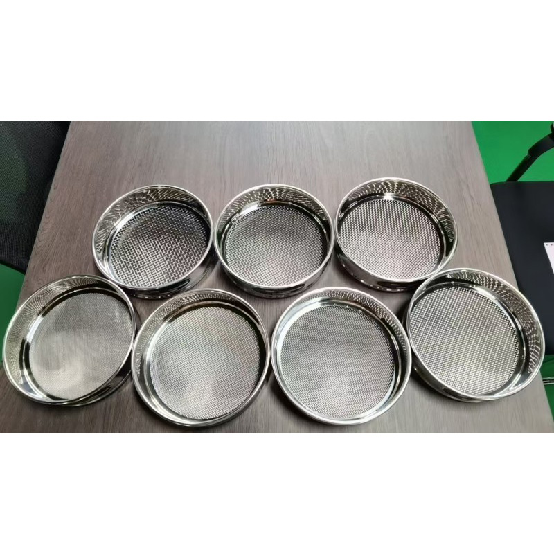 Стандартная рама для сита из нержавеющей стали — сменный ситовый узел для лабораторного сортирования частиц