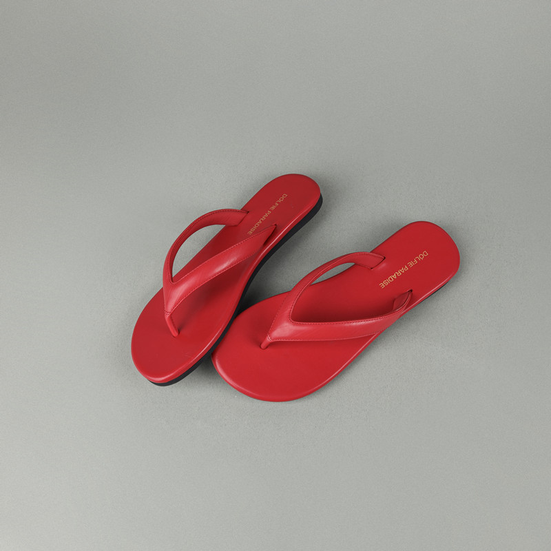 шлепанцы из натуральной кожи