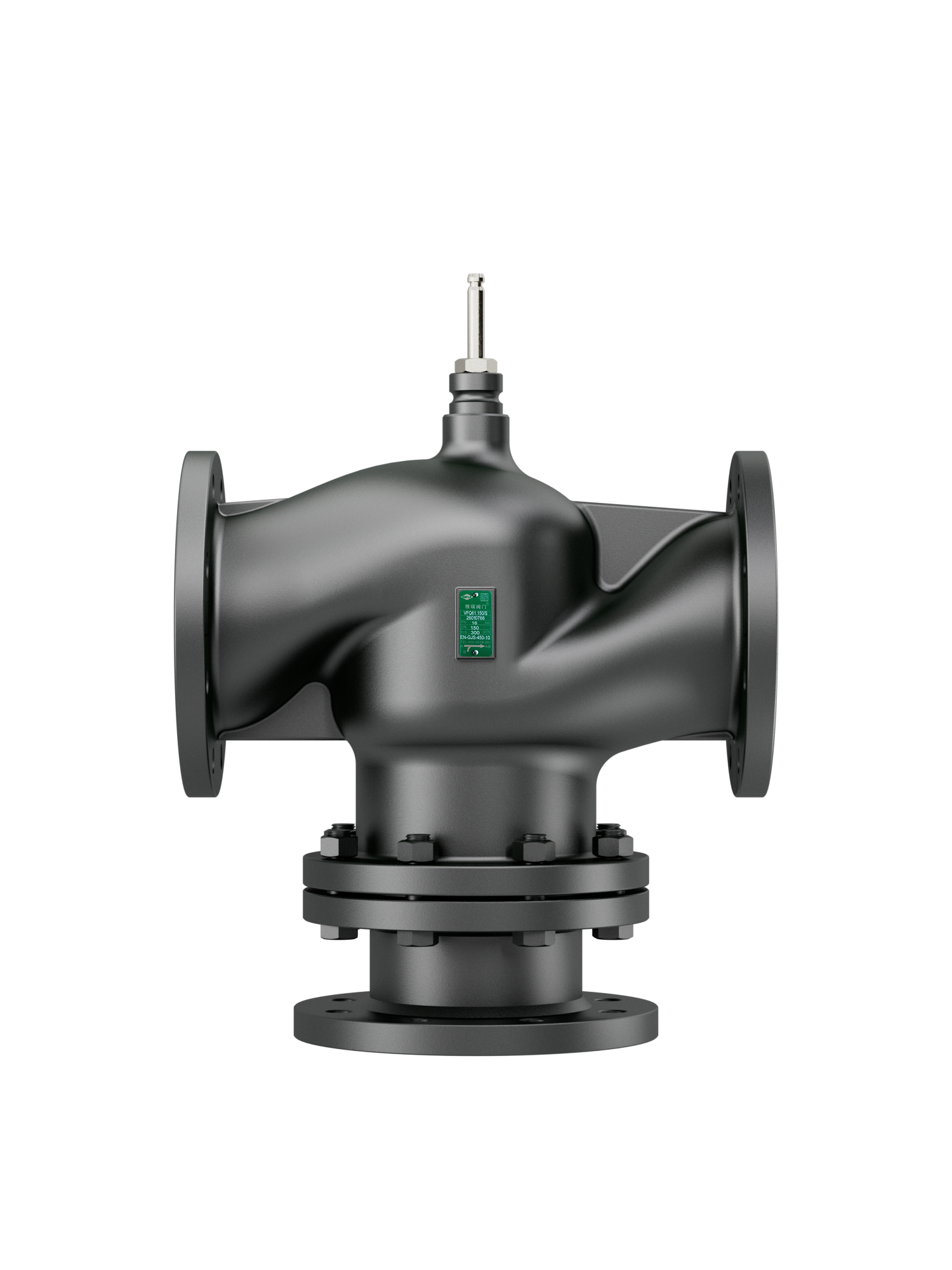 Электрический регулирующий шаровой чугунный материал яри