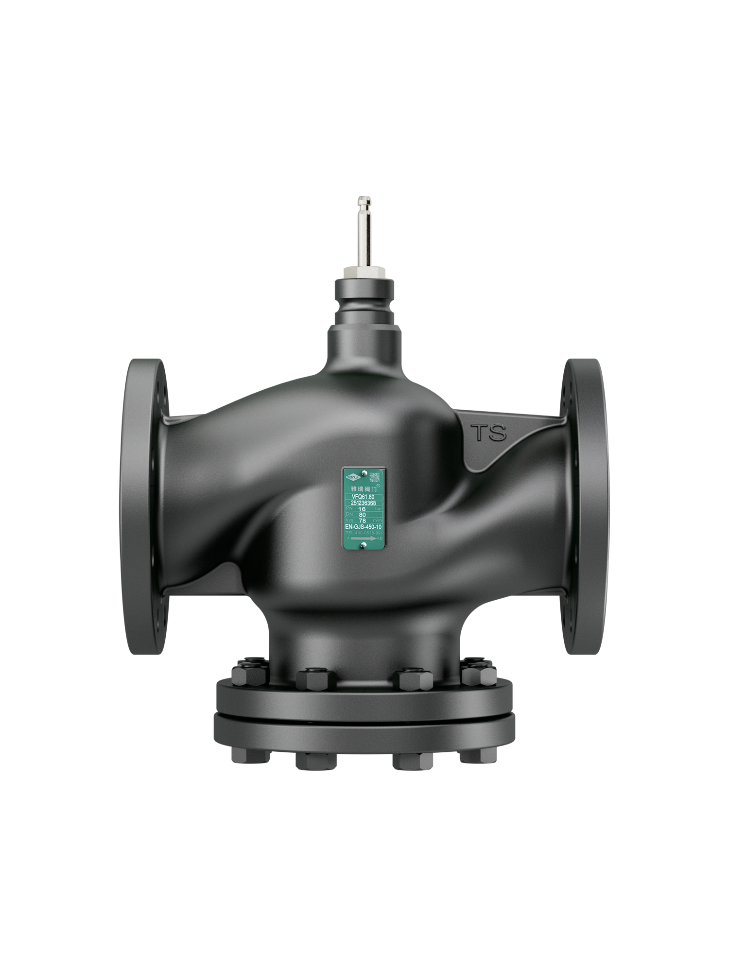 Электрический регулирующий шаровой чугунный материал яри