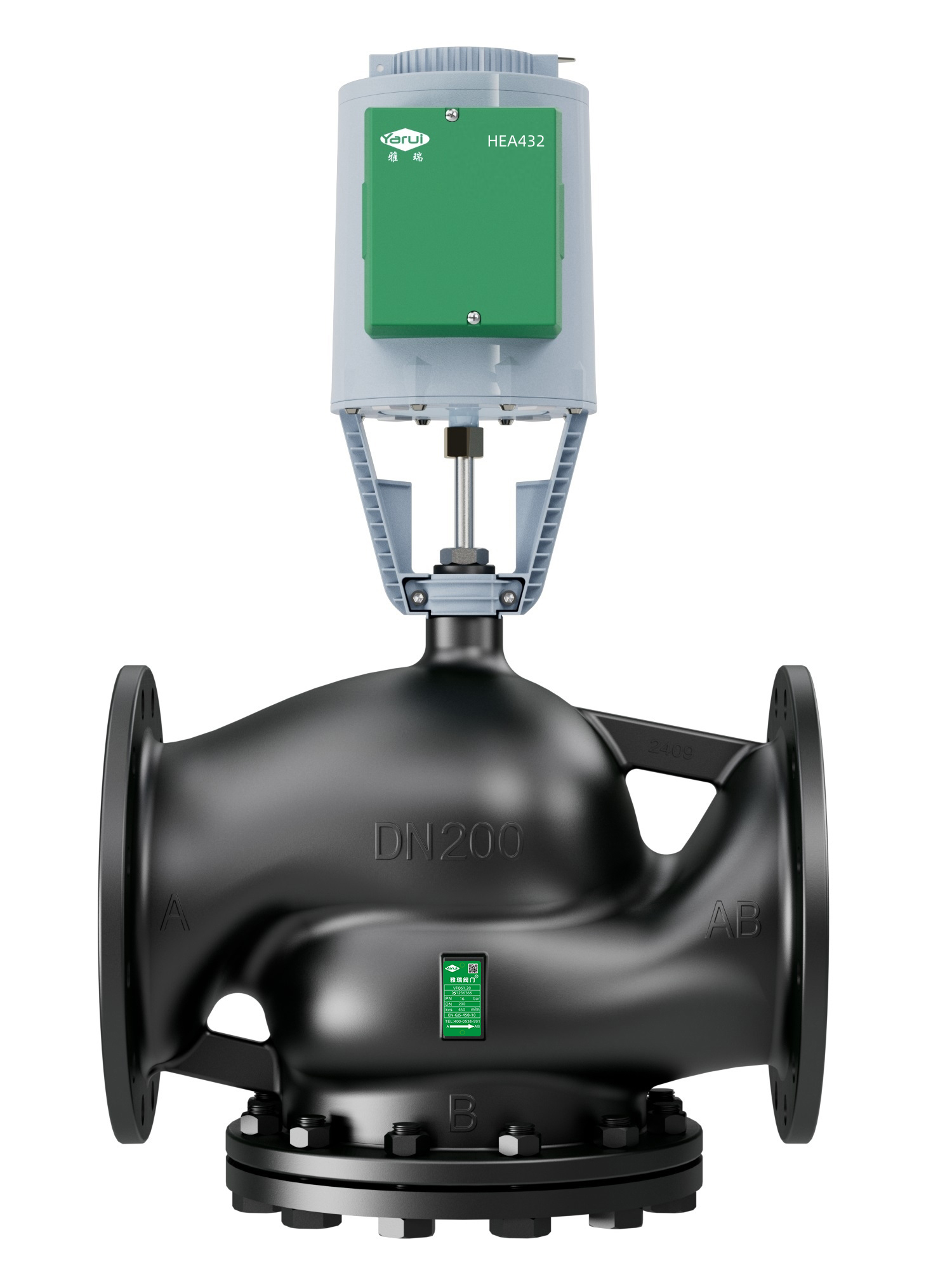 Гидравлический исполнительный клапан с электроподогревом