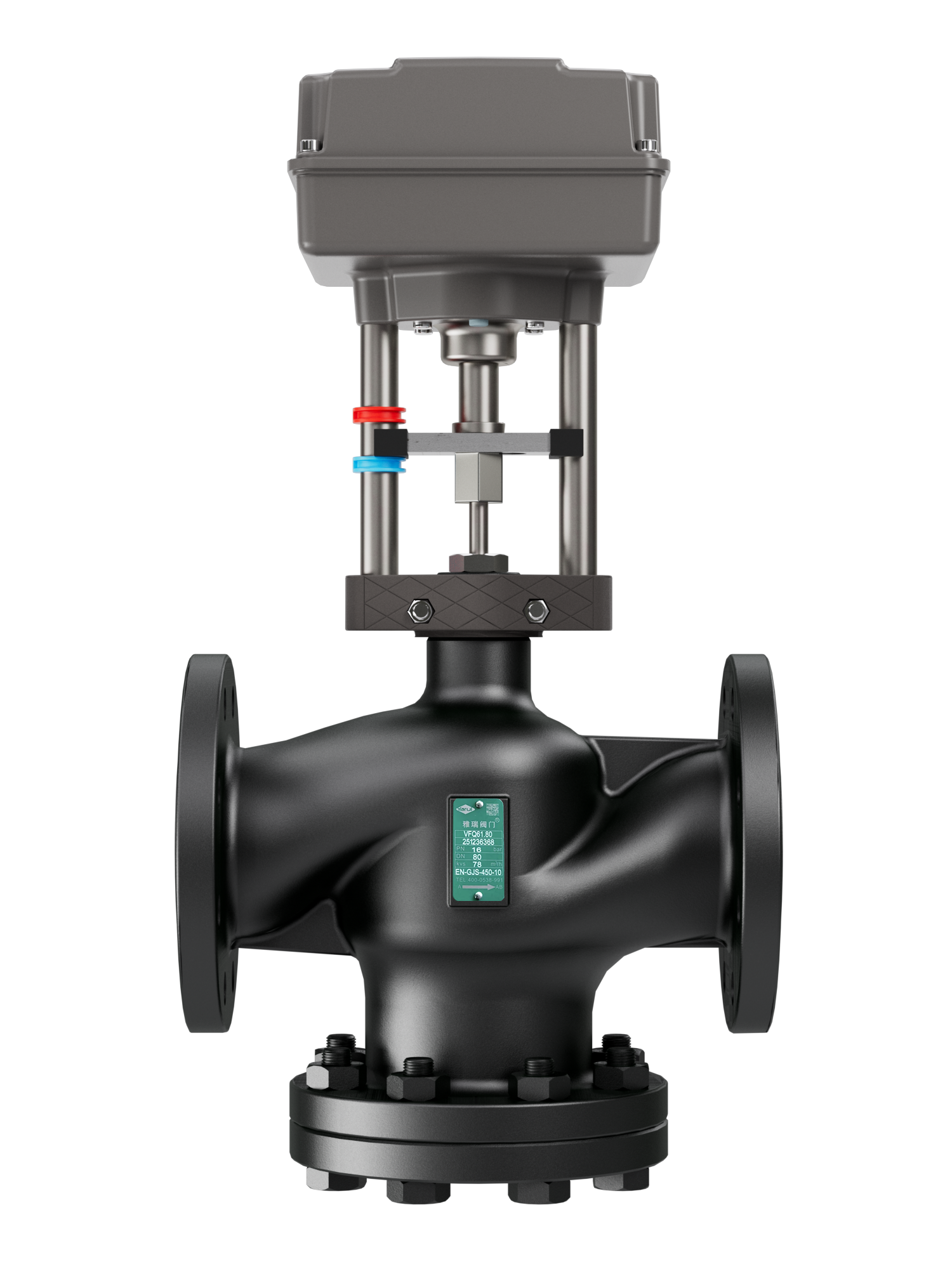 Электрический регулирующий шаровой чугунный материал яри