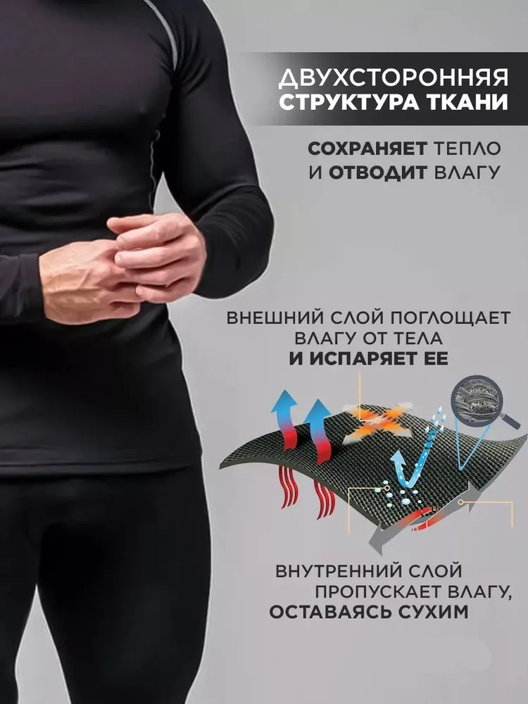 Спортивный костюм для терапии на открытом воздухе, тактический фитнесс-костюм для дайвинга, чтобы согреть мужское белье