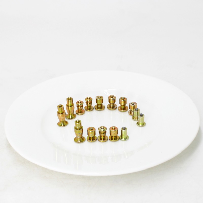 Цветные противоскользящие штифты с цинковым покрытием