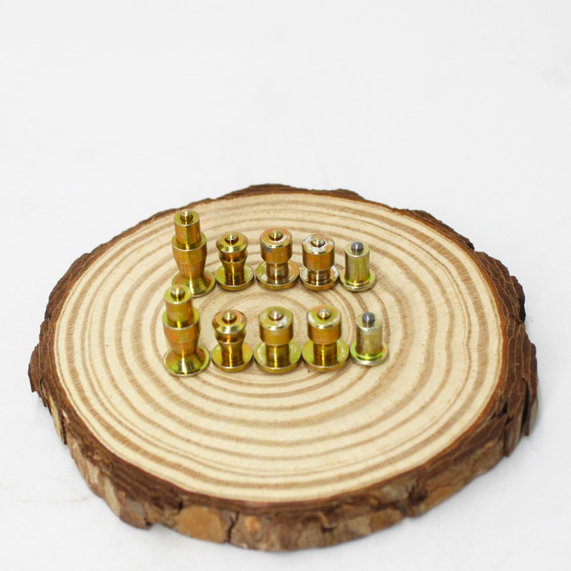 Цветные противоскользящие штифты с цинковым покрытием