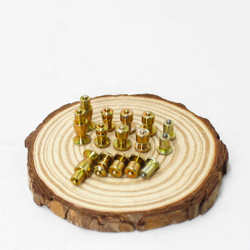 Цветные противоскользящие штифты с цинковым покрытием