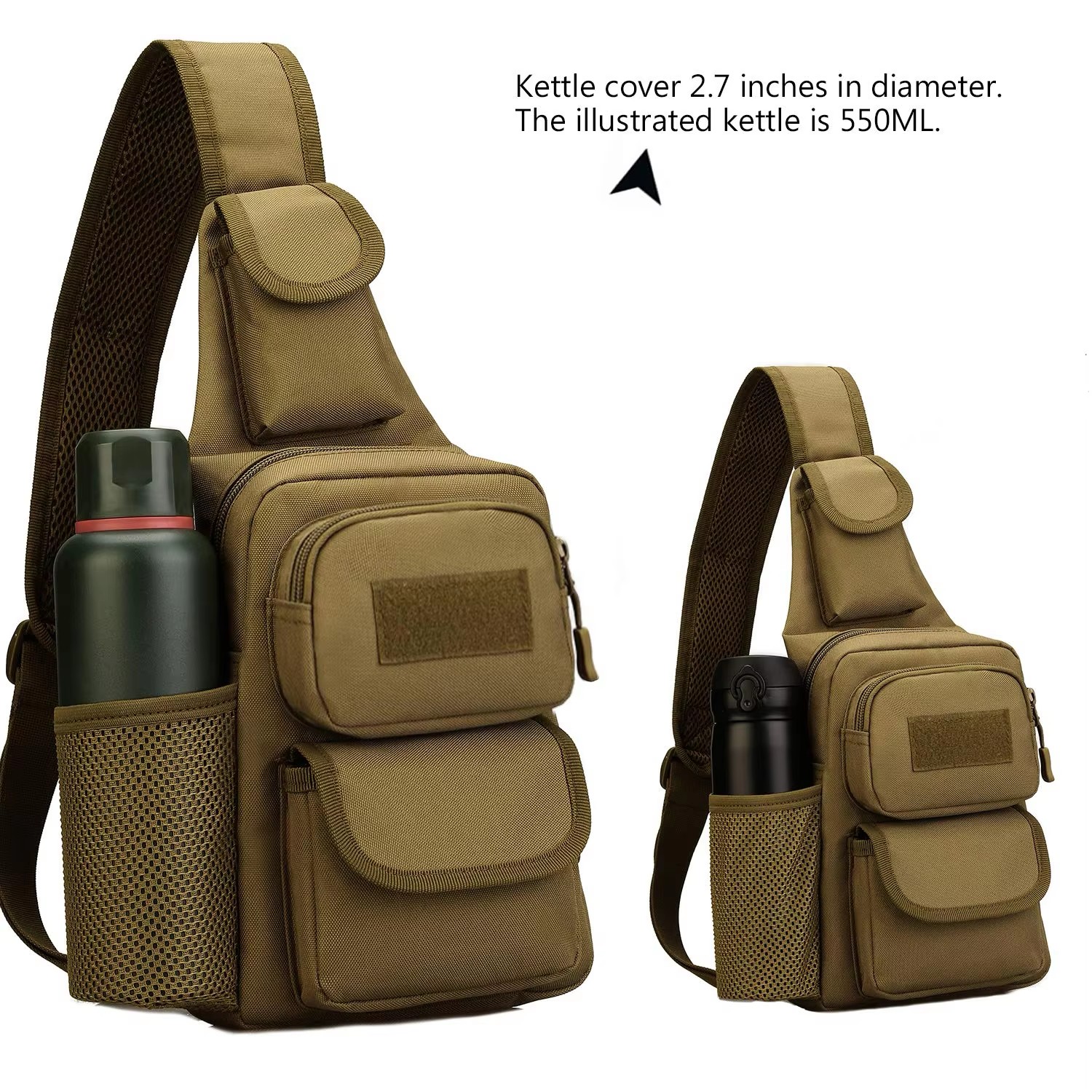 Универсальный тактический однолямочный рюкзаки​