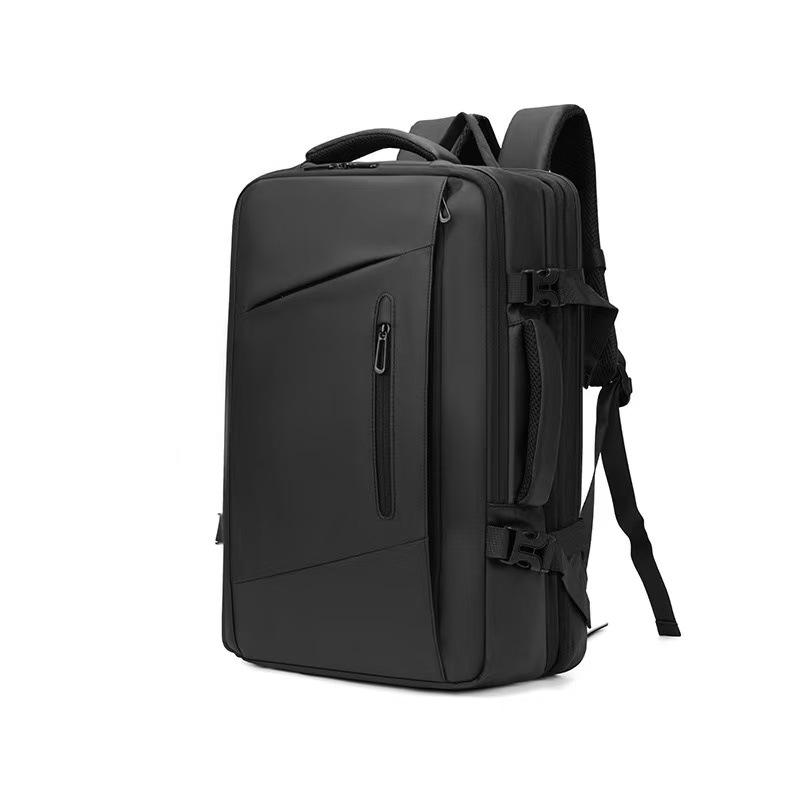 Расширяемый Водостойкий Бизнес-Рюкзак для Поездок на Работу — Сумка для Ноутбука с Отдельными Отсеками для Сухих и Влажных Вещей​