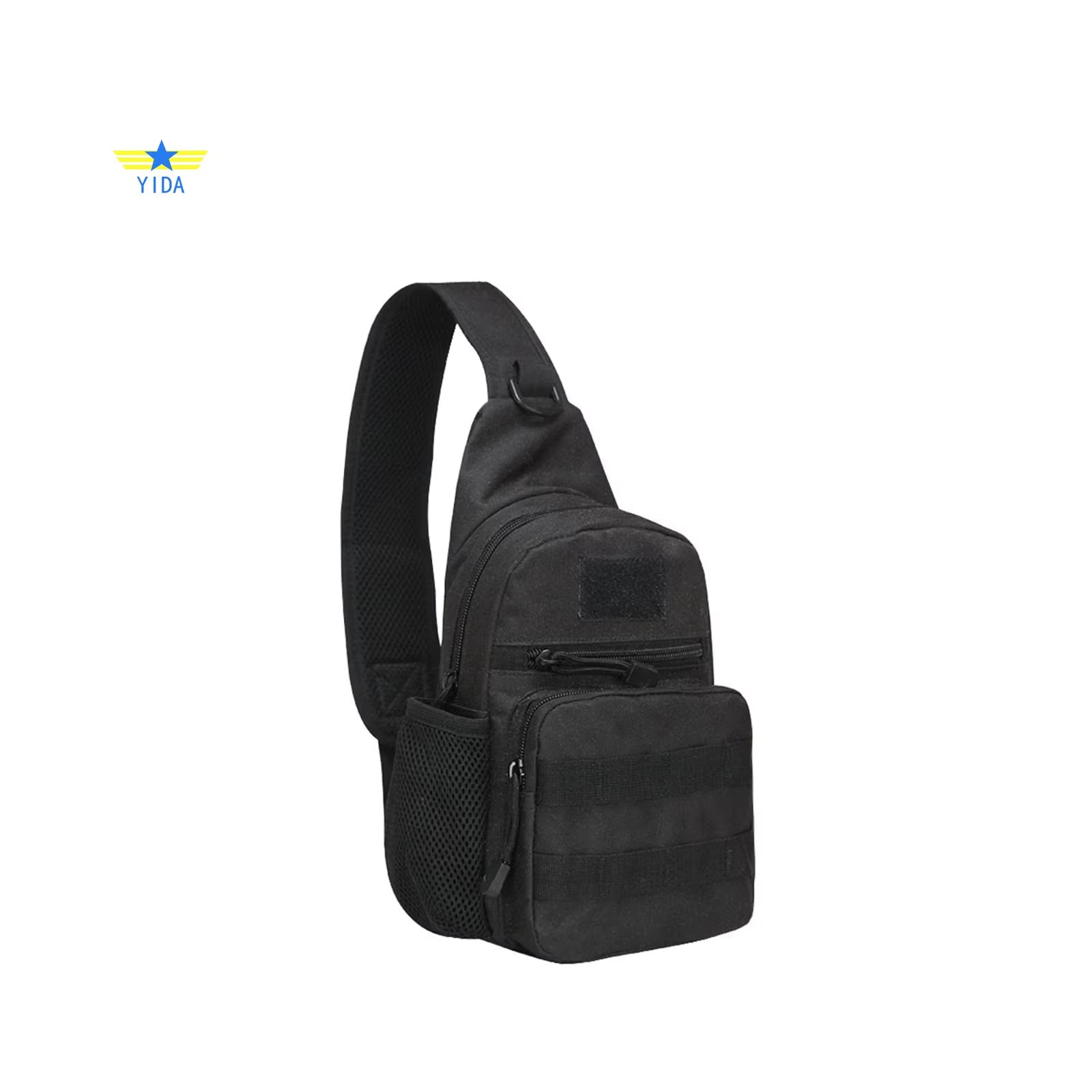 Тактический слэт-пак (рюкзак-слинг) многофункциональный для активного отдыха, спорта и города (чёрный)