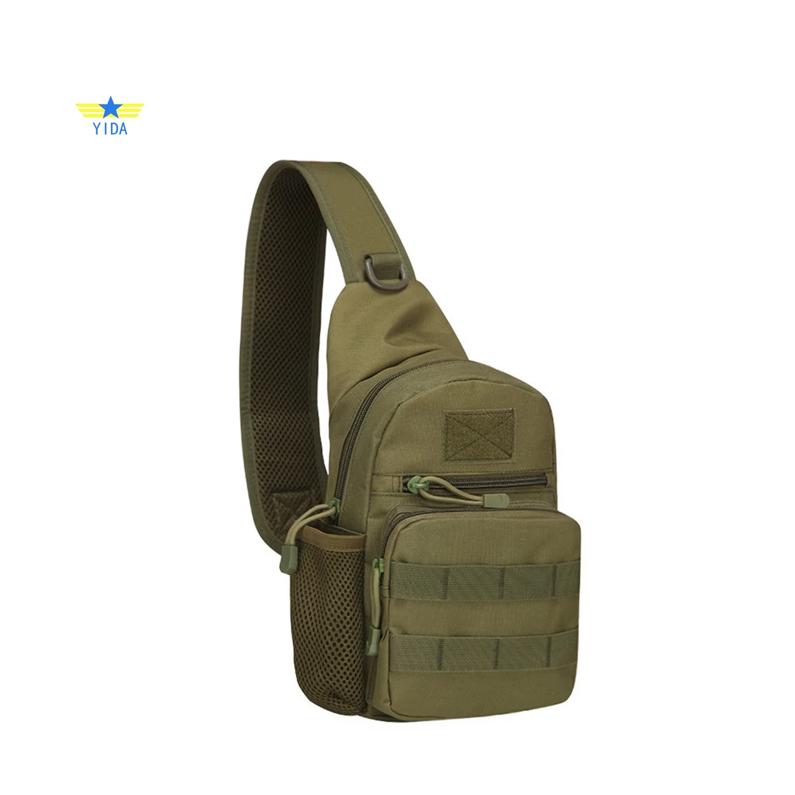 Тактический слэт-пак (рюкзак-слинг) многофункциональный для активного отдыха, спорта и города (чёрный)