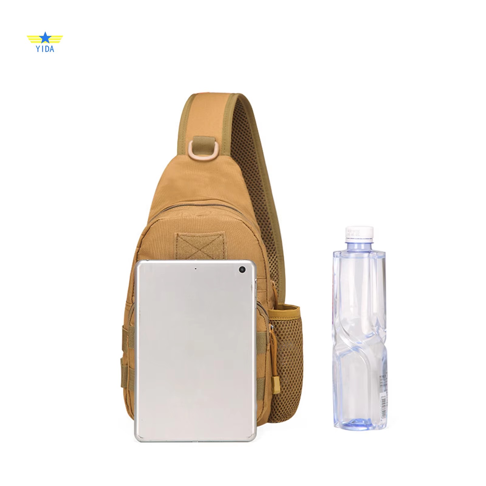 Тактический слэт-пак (рюкзак-слинг) многофункциональный для активного отдыха, спорта и города (чёрный)