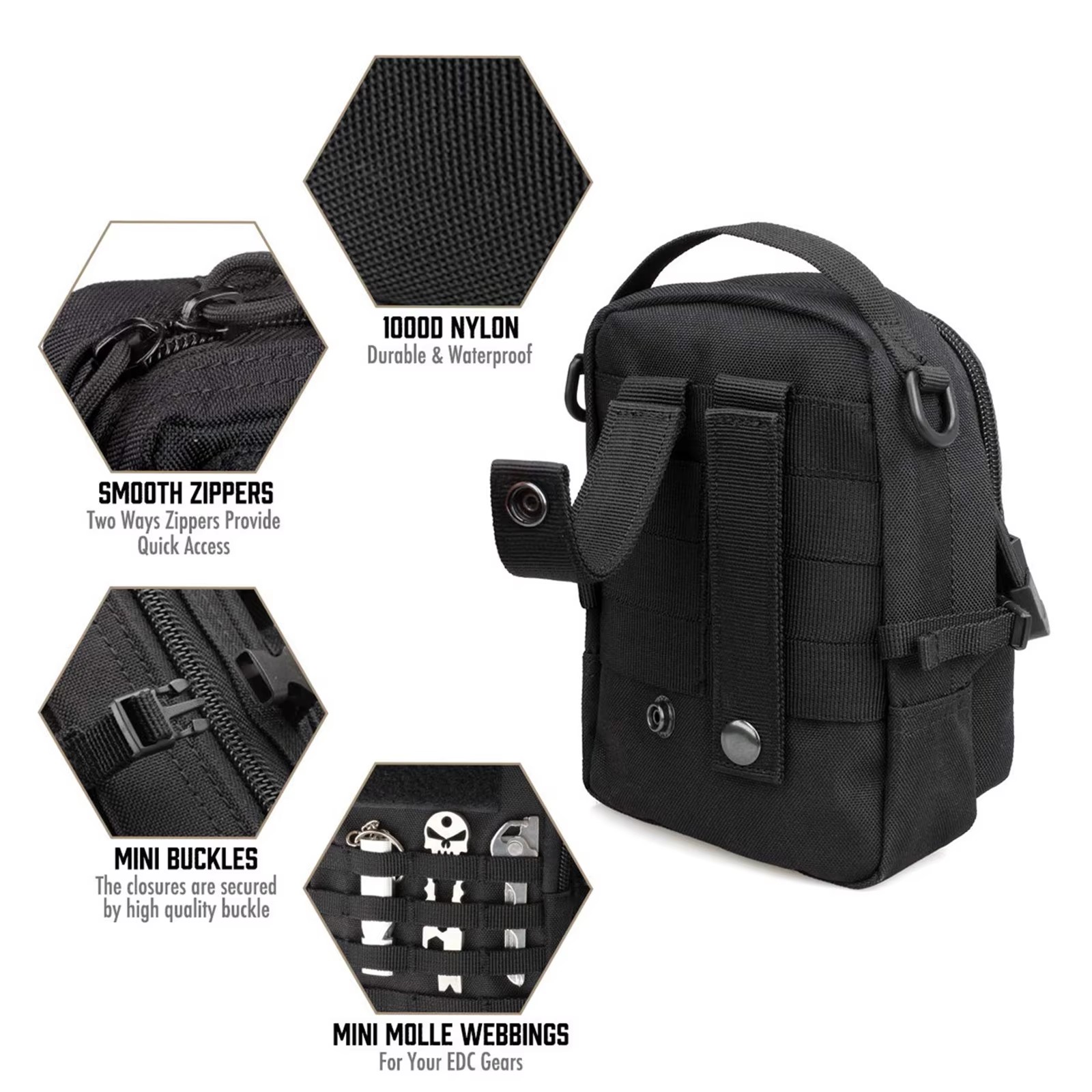 Тактическая сумка Molle для мужчин и женщин