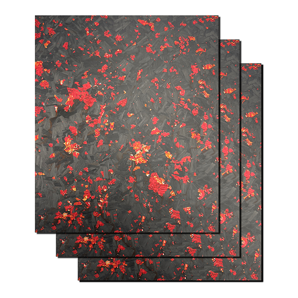 3K карбоновая пластина с эффектом ковки