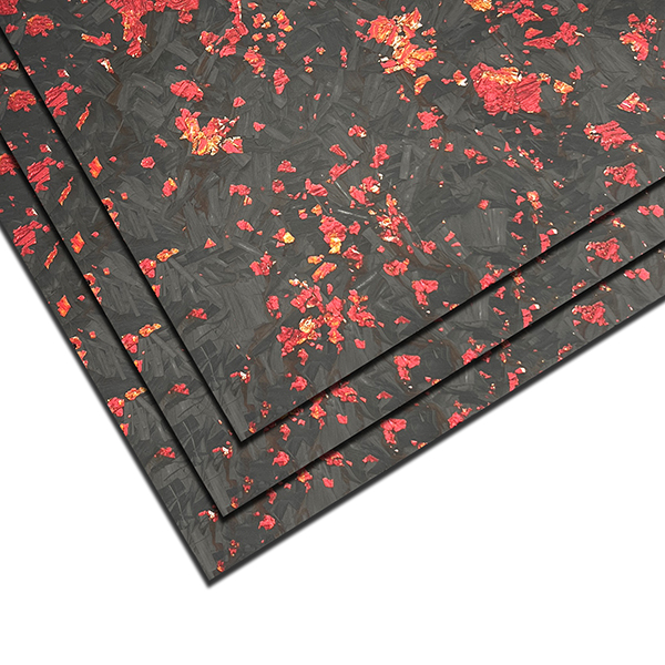 3K карбоновая пластина с эффектом ковки