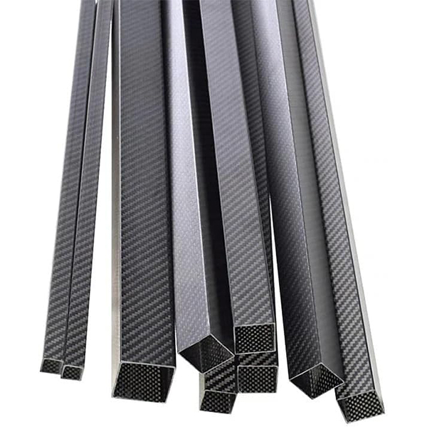 3K карбоновая квадратная трубка, матовая
