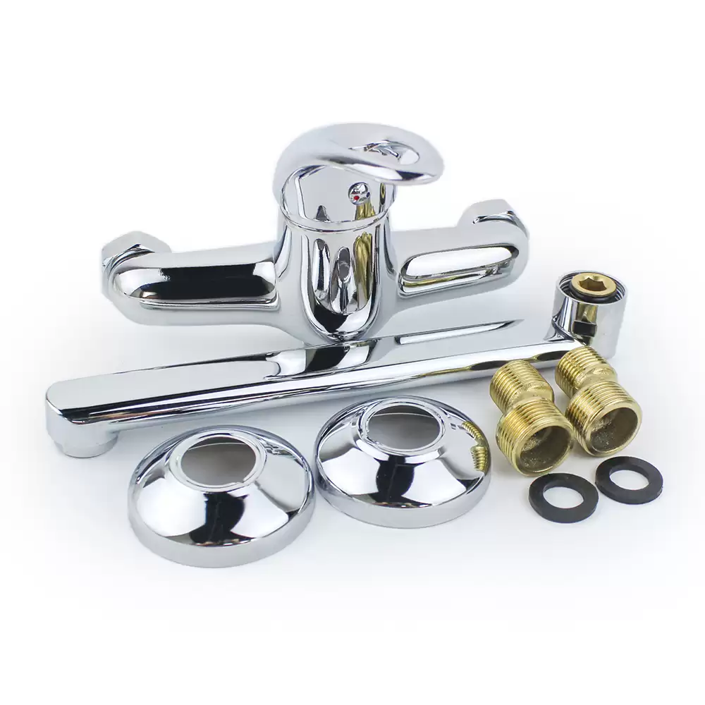 Идеально подходит для придания ванной комнате нового вида: хромированный смеситель для душа