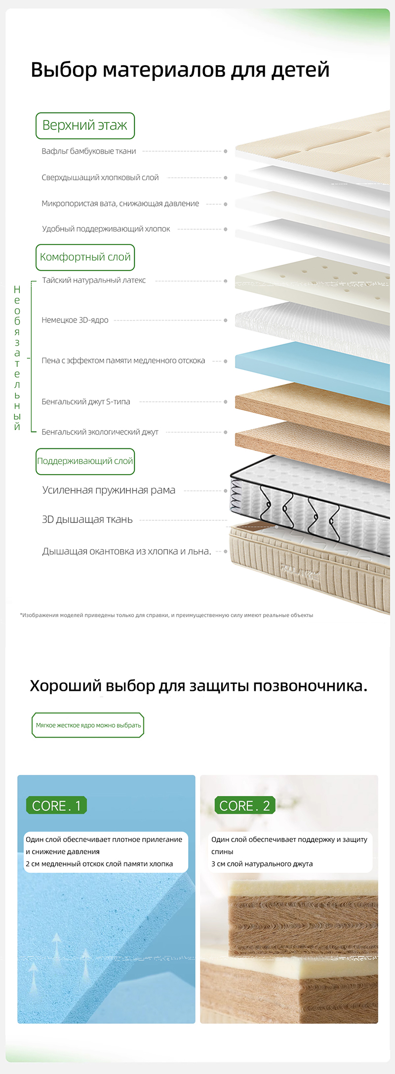 Bыбор материалов для детей