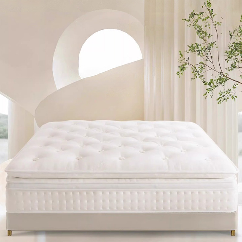 Матрас ручной работы Lorain — Матрас ручной работы с конским волосом, ручная прошивка, матрас Simmons, пружины в отдельных карманах, латексная поддержка спины, подходит для спальни и дома.