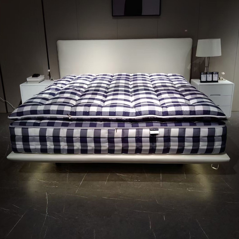 Матрас ручной работы Lorain — Матрас ручной работы без использования клея, с пружинами в отдельных карманах и высококачественной толстой мягкой набивкой (матрас + верхний слой)