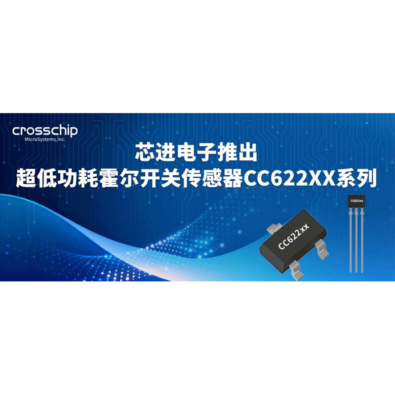 Coretech Electronics запускает серию датчиков Холла со сверхнизким энергопотреблением CC622XX