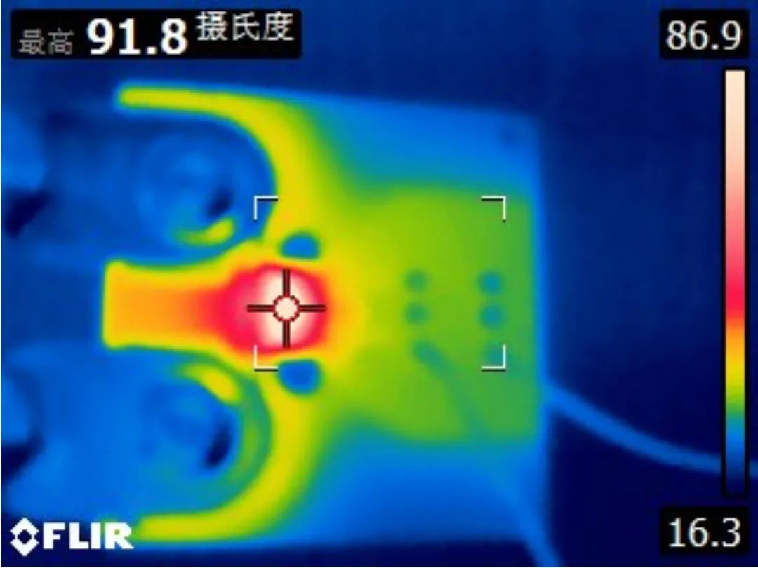 封装体热成像图（70A）