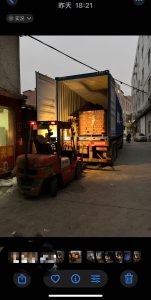 контейнерная загрузка перед Китайским Новым годом