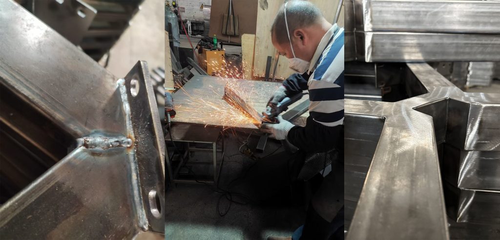 Металлическое подстолье паук