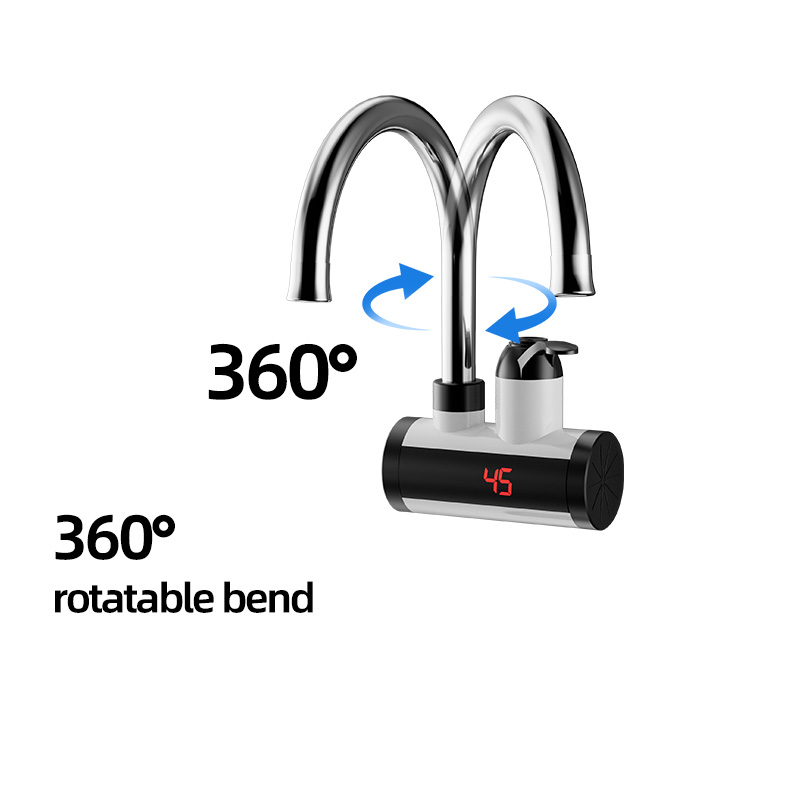 Ударопрочный и устойчивый к падениям! Электрический смеситель для ванной комнаты из АБС-пластика для всей семьи