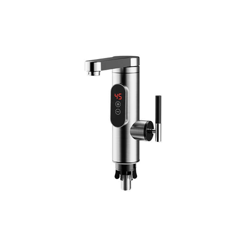 Электрический водонагреватель для ванной комнаты с защитой от ожогов, модернизированный , с мгновенным нагревом, изготовлен из нержавеющей стали 304, обеспечивает быстрый нагрев воды и подходит для использования как с горячей, так и с холодной водой.