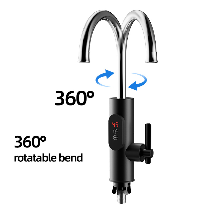 Этот электрический водонагреватель из АБС-пластика специально разработан для раковин в ванных комнатах без центрального отопления.