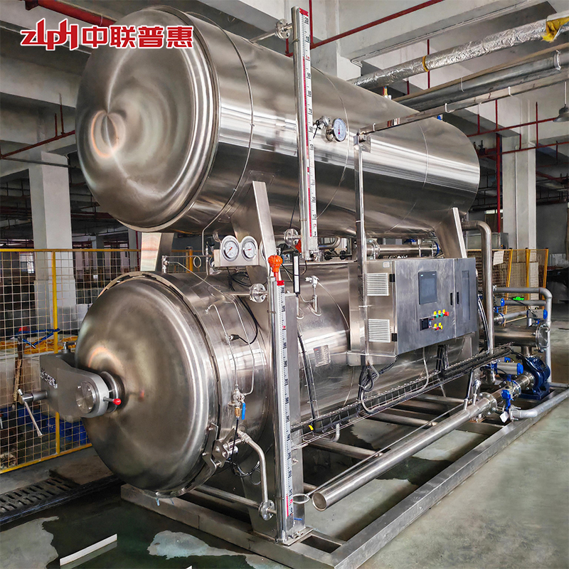 Водяные автоклавы-реторты ZLPH MACHINERY TECHNOLOGY CO.,LTD. для стабильной стерилизации консервов и готовых продуктов для предприятий Евразии
