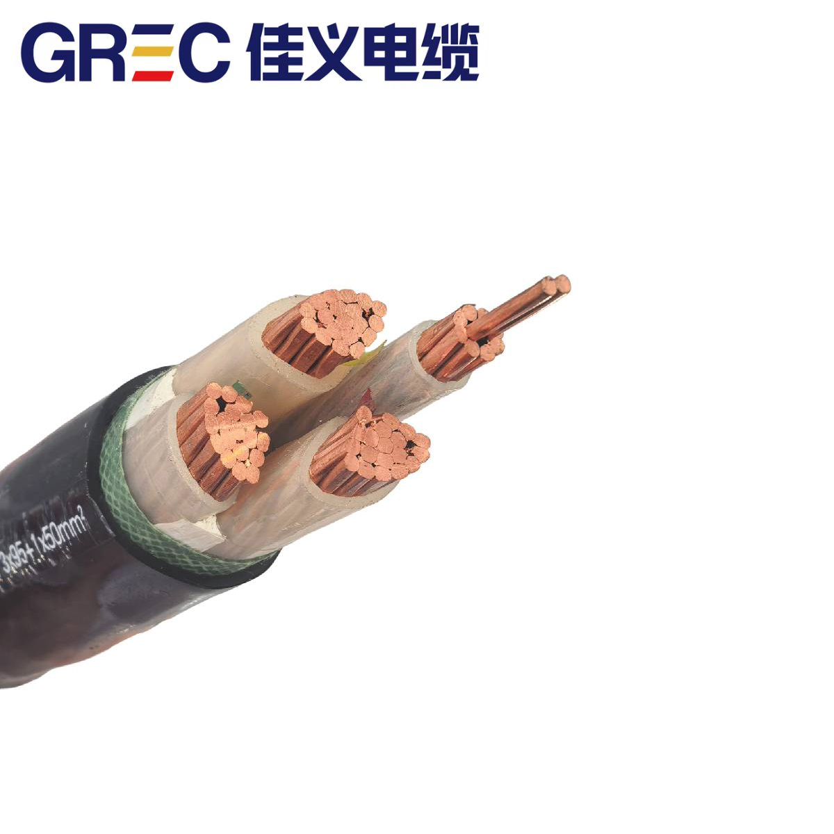 YJV-0.6/1KV 3×95+1×50mm² Силовой кабель с медной жилой и изоляцией из сшитого полиэтилена
