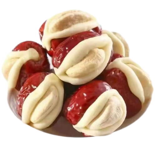 Слойки из кешью с красными финиками