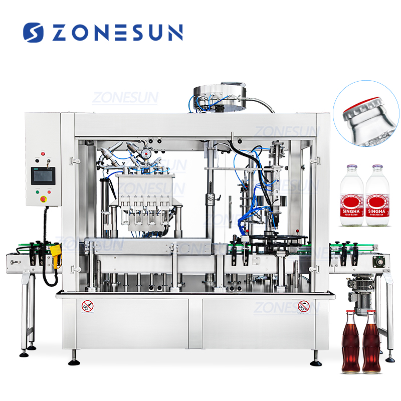 ZS-CFC4 Машина для розлива и укупорки пивных бутылок