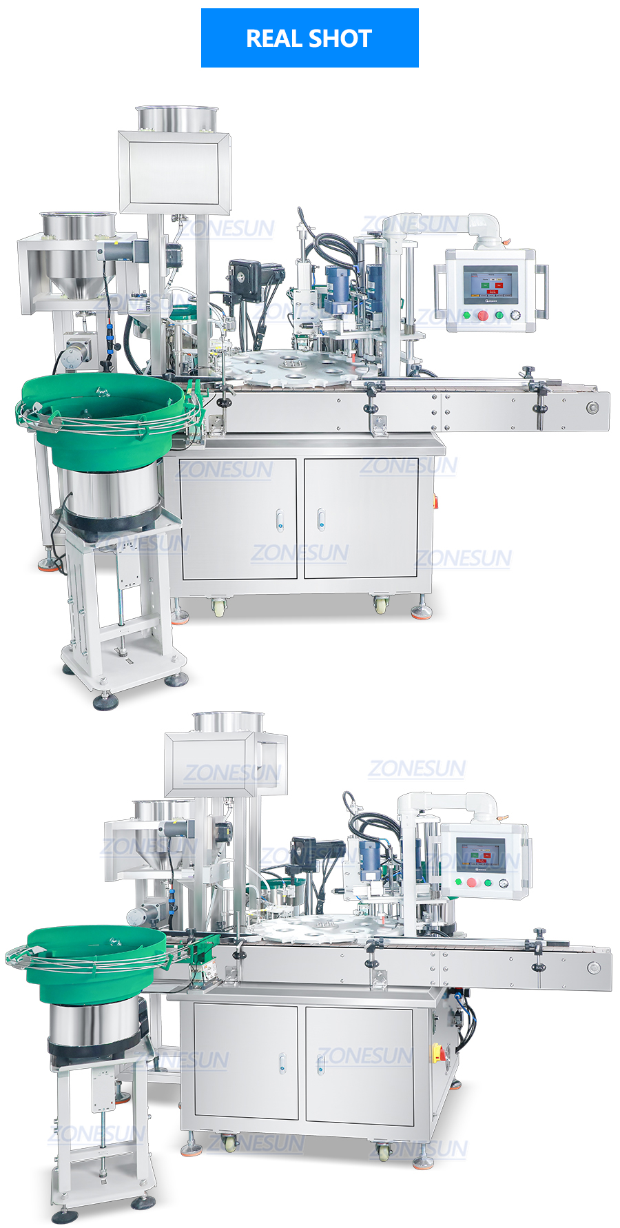 Автоматическое оборудование для наполнения и укупорки гель-лаком