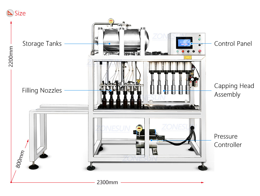 Аппарат для розлива пива в бутылки