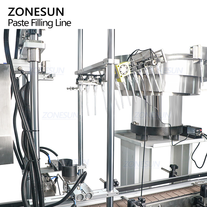 Линия розлива укупорки и этикетировщик шампуня ZS-FAL180G6