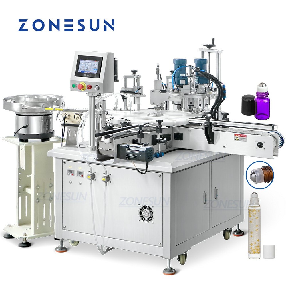 Машина для розлива и укупорки роликовых дезодорантов ZS-AFC11