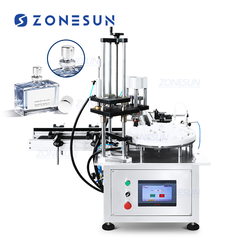 Настольная машина для розлива и обжима духов