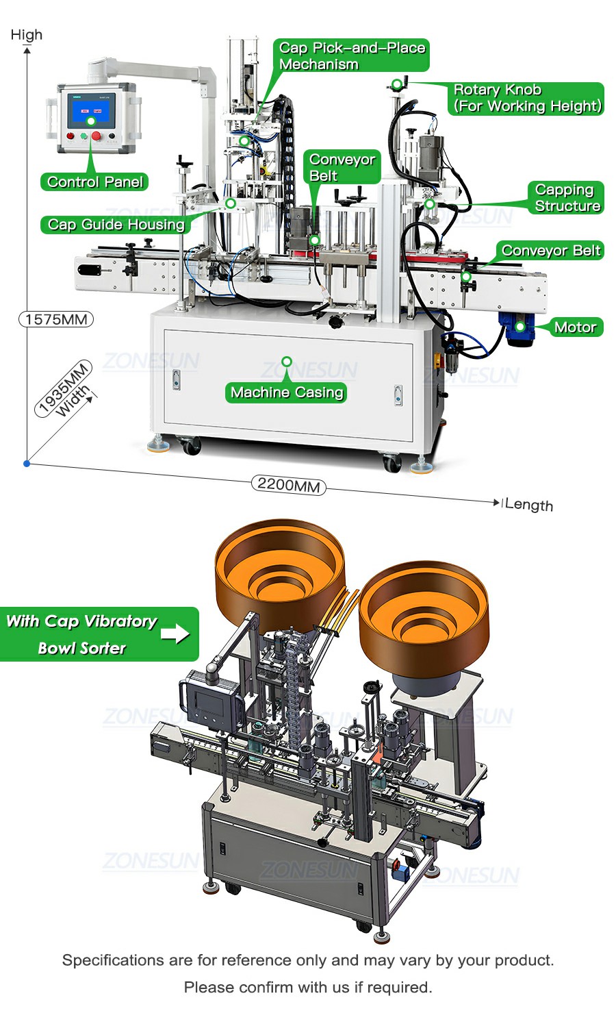 Укупорочная машина для дозатора шампуня