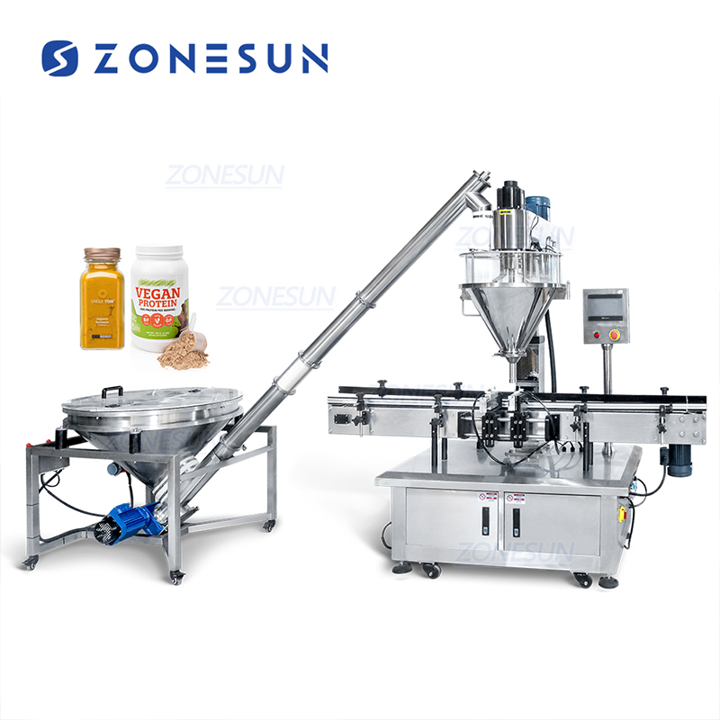 Шнековый Дозатор Для Фасовки Протеинового Порошка Автоматический ZONESUN ZS-FM5A