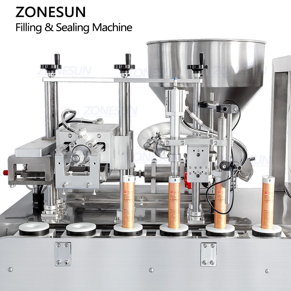 Автоматическая ультразвуковая машина для туб с линейной подачей для наполнения и запайки ZONESUN ZS-FS006U