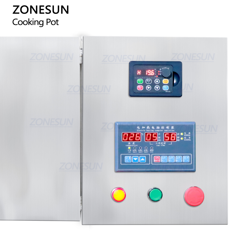 Планетарная варочная машина для пищевых продуктов из нержавеющей стали 100–500 л для джема соуса карамели ZONESUN ZS-FC300L