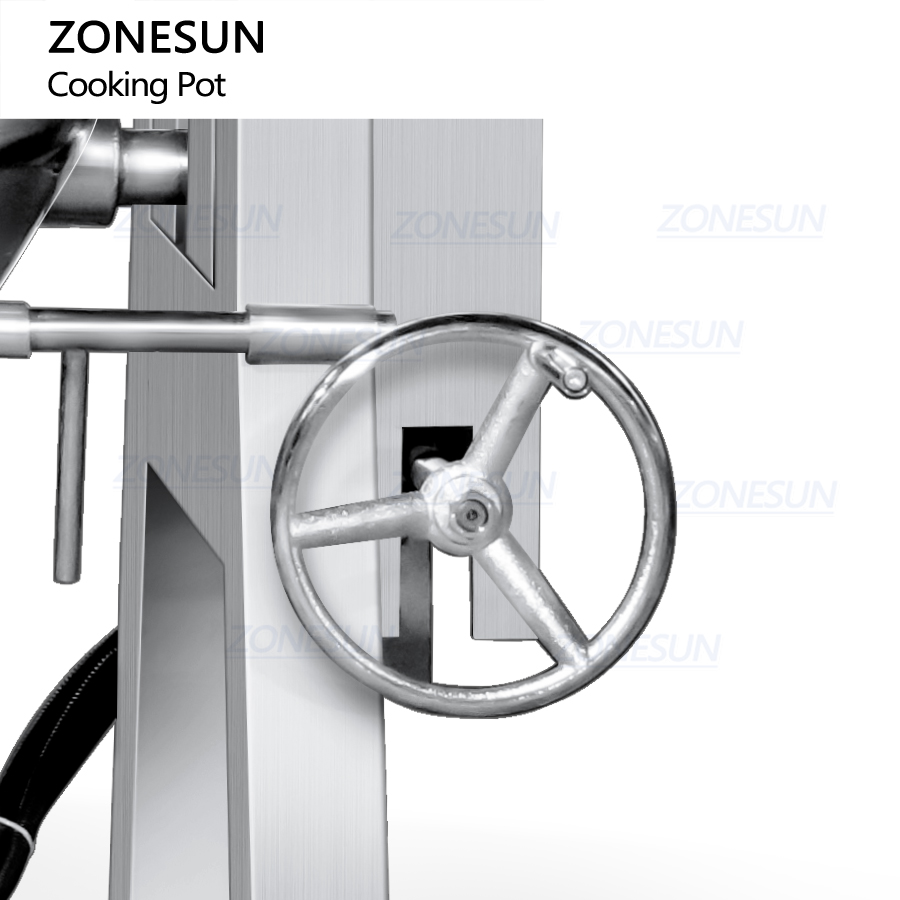 Планетарная варочная машина для пищевых продуктов из нержавеющей стали 100–500 л для джема соуса карамели ZONESUN ZS-FC300L