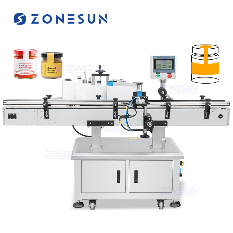 автоматическая машина для этикетки от вскрытия на круглые бутылки для джемов и мёда  ZONESUN ZS-TB260RA