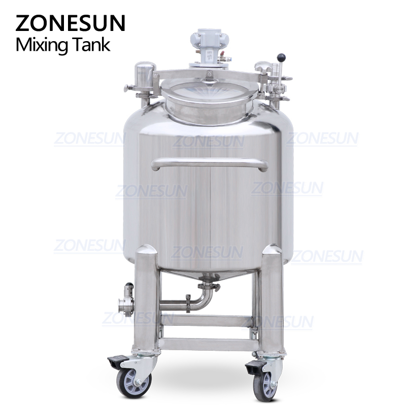 пневматический смесительный бак из нержавеющей стали для духов и дезодорантов на спиртовой основе ZONESUN