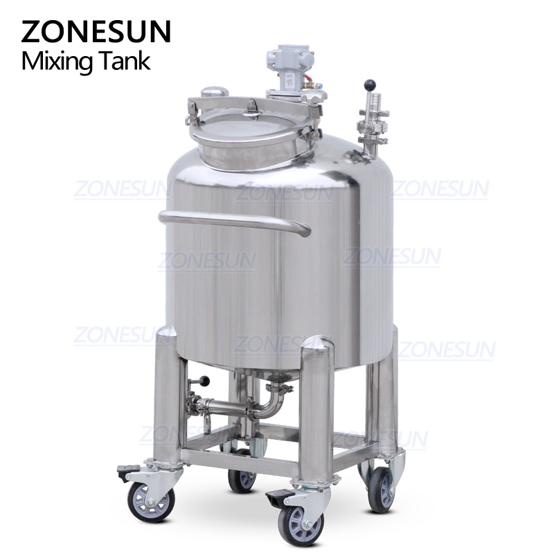 пневматический смесительный бак из нержавеющей стали для духов и дезодорантов на спиртовой основе ZONESUN