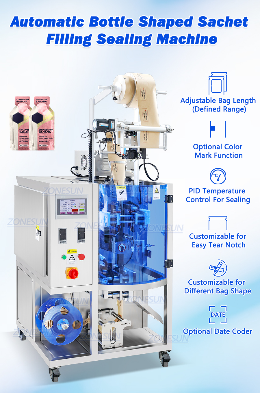 Вертикальная упаковочная машина-900
